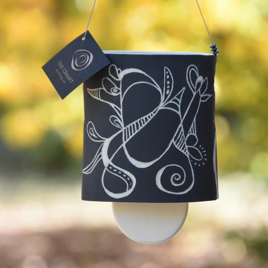 The Florist Sgraffito Wind Chime Bell