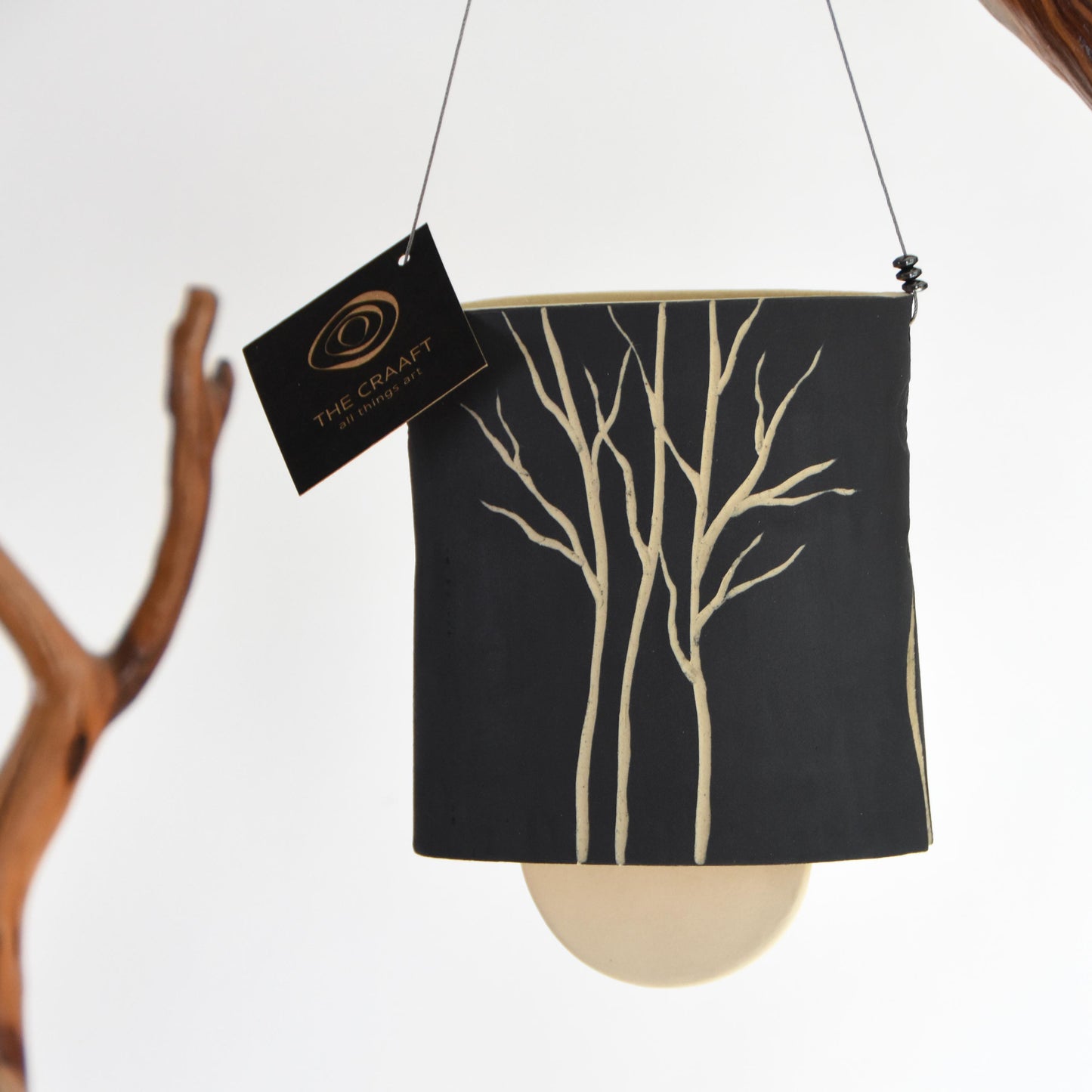 In The Woods Sgraffito Wind Chime Bell